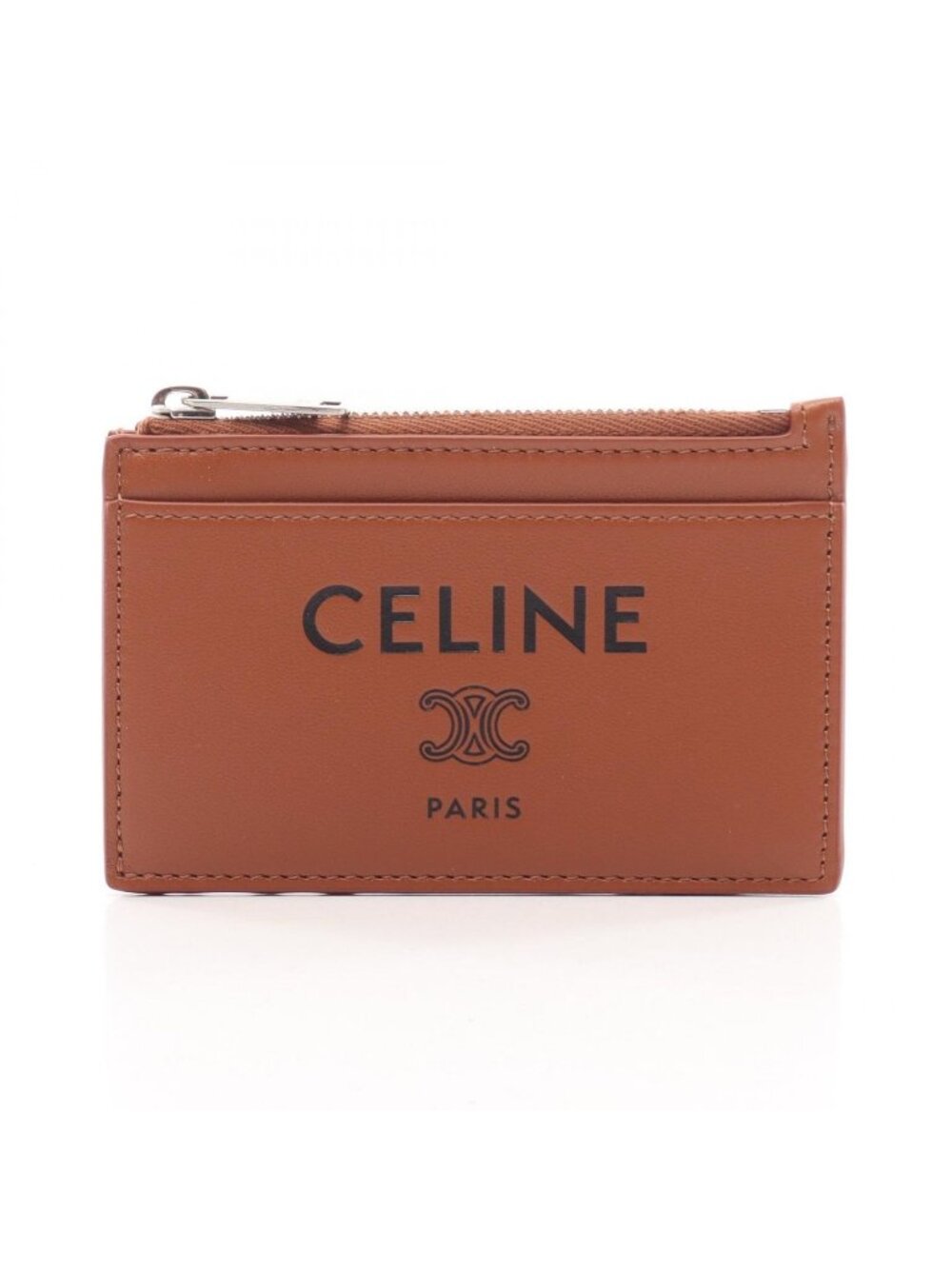 Celine Card Case Triomphe Leather